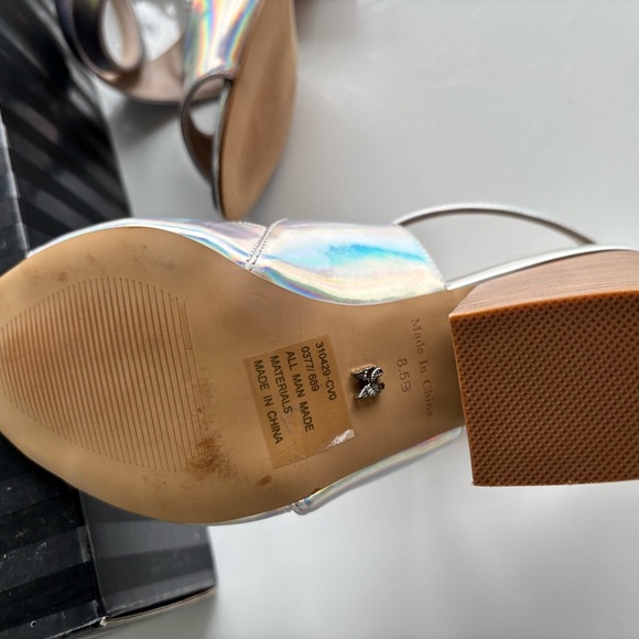 Victoria's Secret Holographic Strappy Sandals - Picture 7 of 11